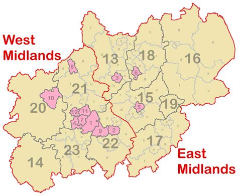 ukpunting east mids